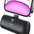 Taegila Portable Phone Charger for iPhone, 5000mAh Small Power Bank MFi Certified Built in Cable LCD Display & LED Light for All iPhone Series 14/13/12/11/XR/X/SE/8/7/6 Pro Max