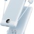 VRURC Portable Charger Built-in Cables and AC Wall Plug, USB C Power Bank 10000mAh, [2023 Upgraded Version] Phone Charger Compact Lightweight External Battery Pack for Smart Phones, Tablets etc-Blue